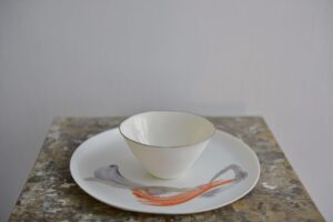 Schale mit Unterteller